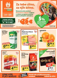Pregled letka Studenac Katalog trgovine Studenac vrijedi od 23.09.2026