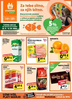 Pregled letka Studenac Katalog trgovine Studenac vrijedi od 23.09.2026