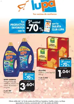 Vista previa del folleto de la tienda Lupa Supermercados válido desde el 01/10/2026 