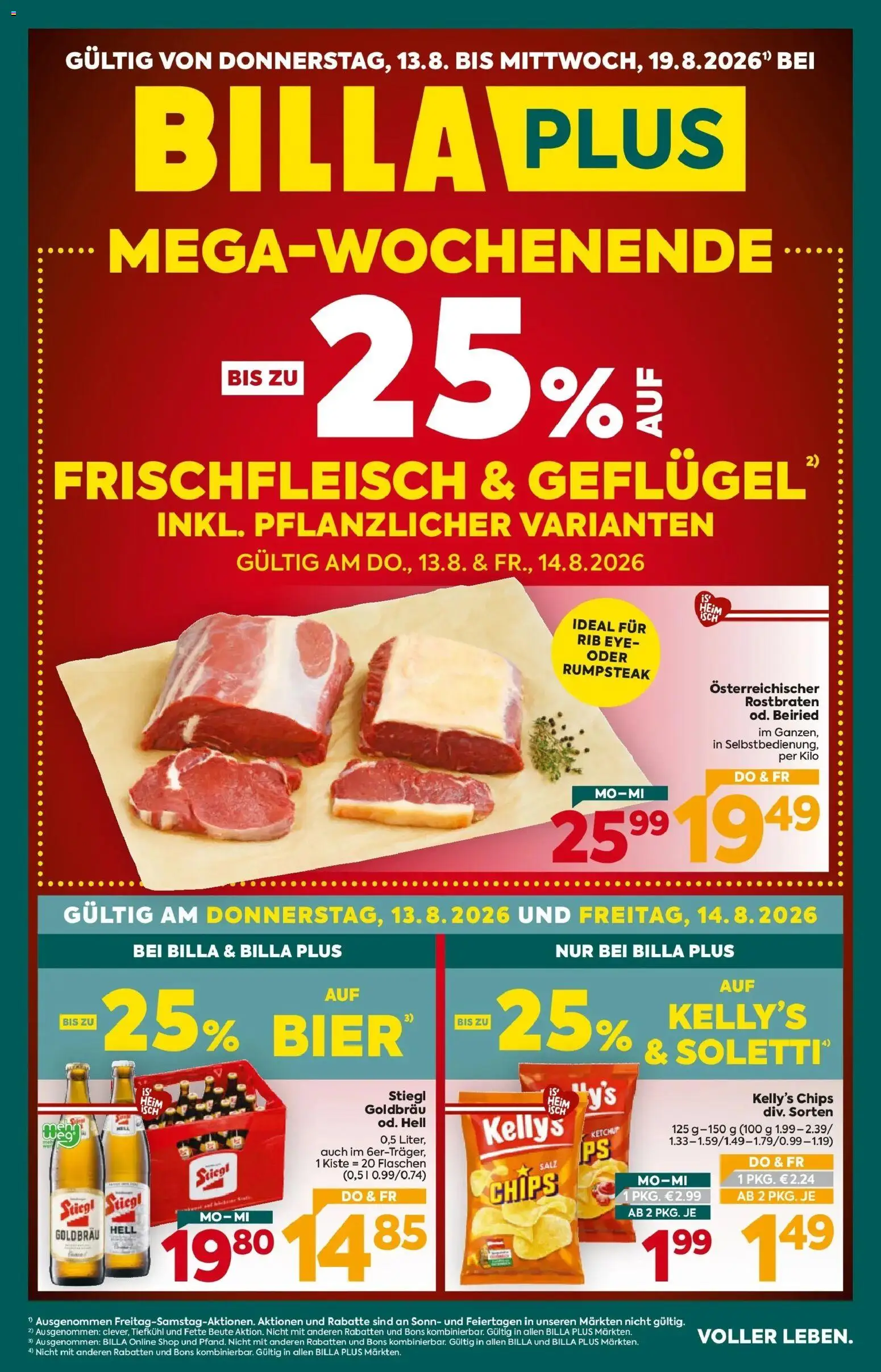 Vorschau der Angebote: Billa Plus Billa Plus Flugblatt - Salzburg gültig ab 13.08.2026