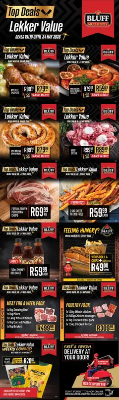 Preview of Bluff Meat Supply flyer valid from 20/05/2026