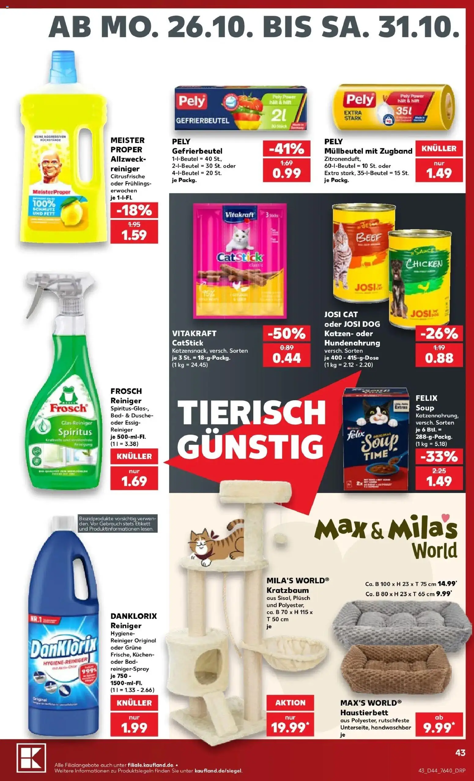 Vorschau von dem Prospekt des Geschäftes Kaufland, gültig ab dem 26.10.2026