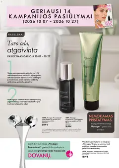 Oriflame parduotuvės leidinio Oriflame leidinys 14 kampanijos pasiūlymų lankstinukas galiojančio nuo 2026.10.07 peržiūra