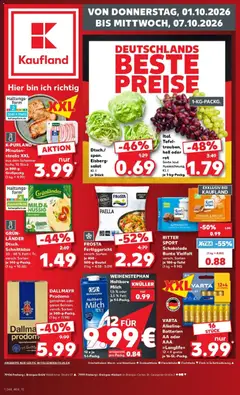 Vorschau von dem Prospekt des Geschäftes Kaufland, gültig ab dem 01.10.2026
