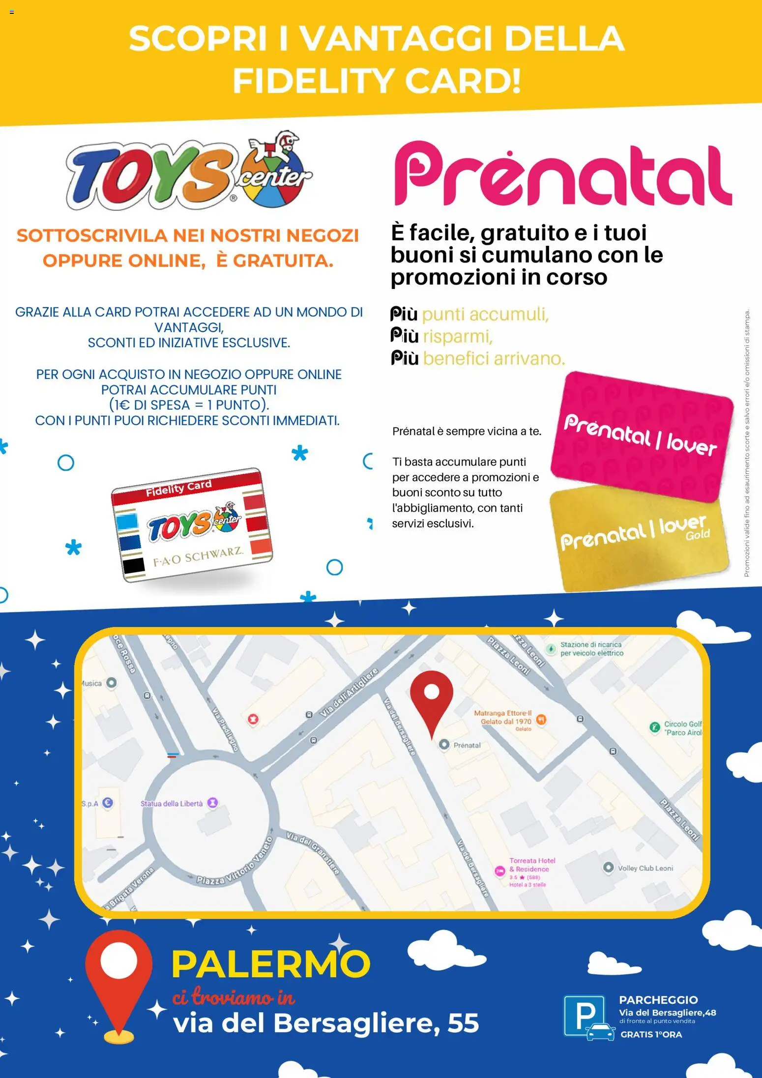 Anteprima dell'opuscolo Toys Center volantino Nuova Apertura Palermo dal negozio Toys Center valido da 29/10/2026 - Gelato