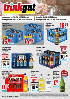 Vorschau von dem Prospekt des Geschäftes Trinkgut, gültig ab dem 14.09.2026