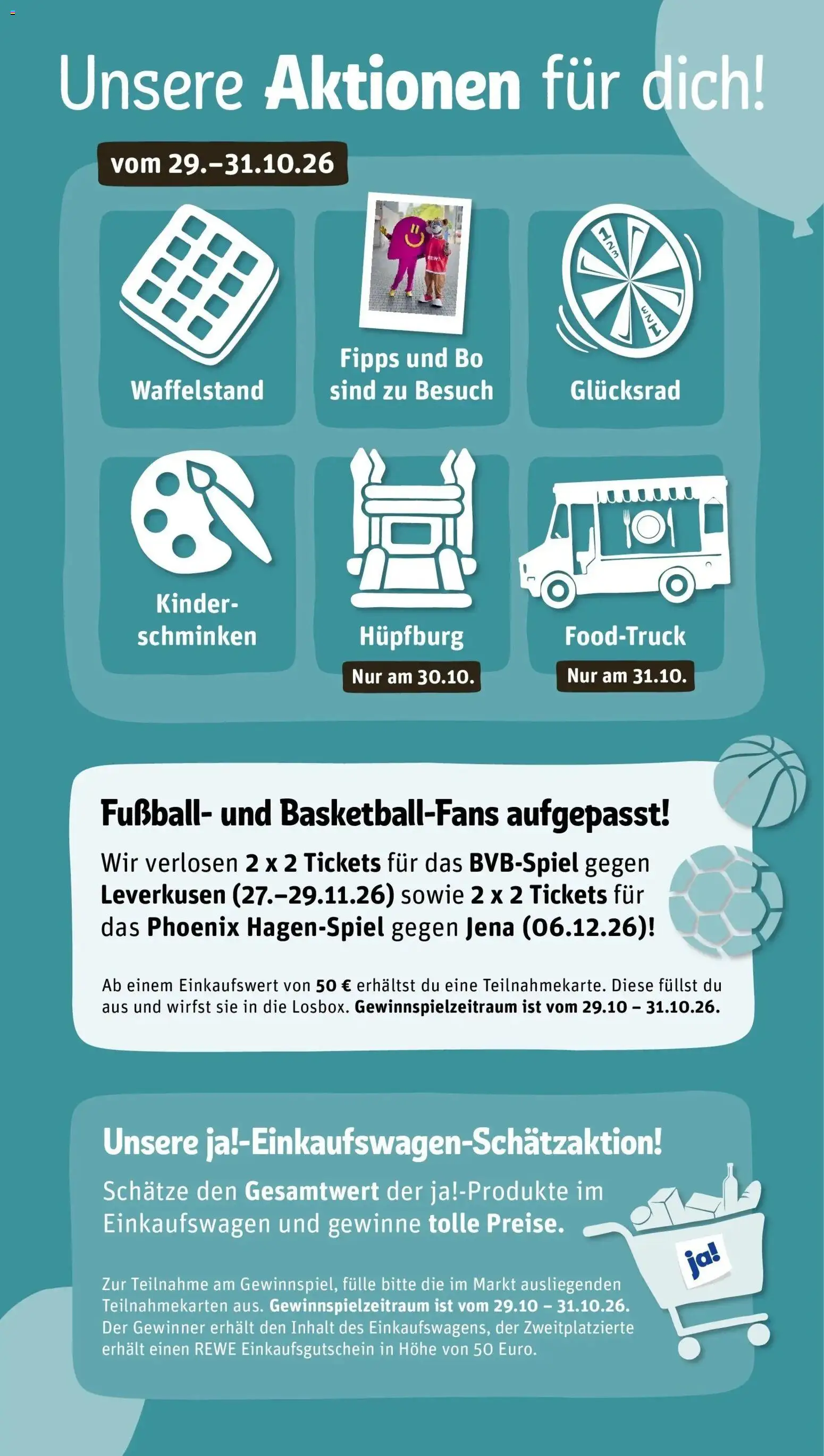Vorschau von dem Prospekt des Geschäftes Rewe, gültig ab dem 26.10.2026