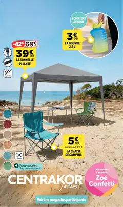 Prévisualisation de Centrakor catalogue Camping + Tables estivales du magasin Centrakor formulaire valide 01/06/2026