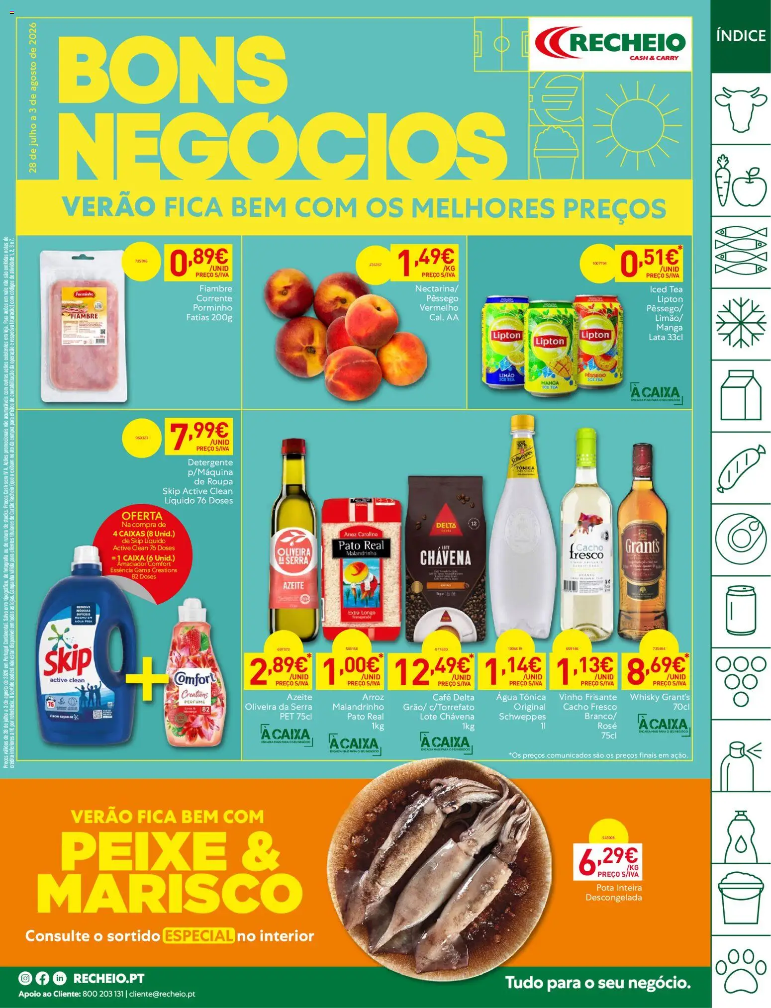 Pré-visualização do folheto da loja Recheio válida a partir de 28/07/2026