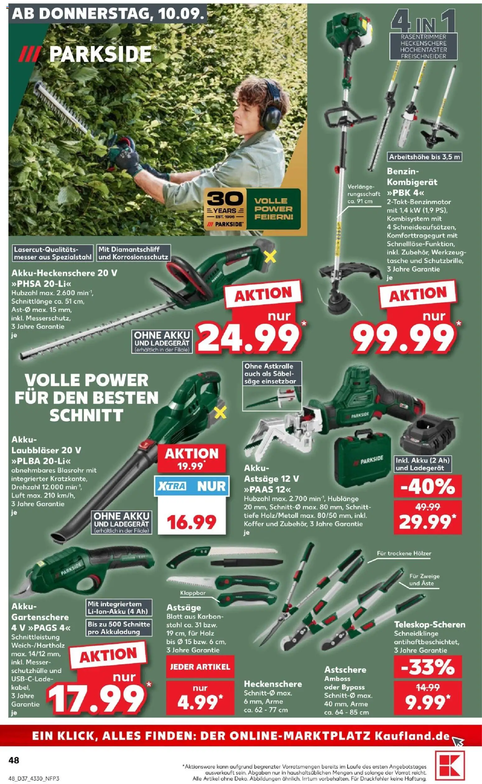 Vorschau von dem Prospekt des Geschäftes Kaufland, gültig ab dem 10.09.2026 - Koffer, Tasche, Kabel, Ladegerät