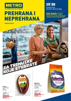 Pregled Metro kataloga - važi od 09.07.2026