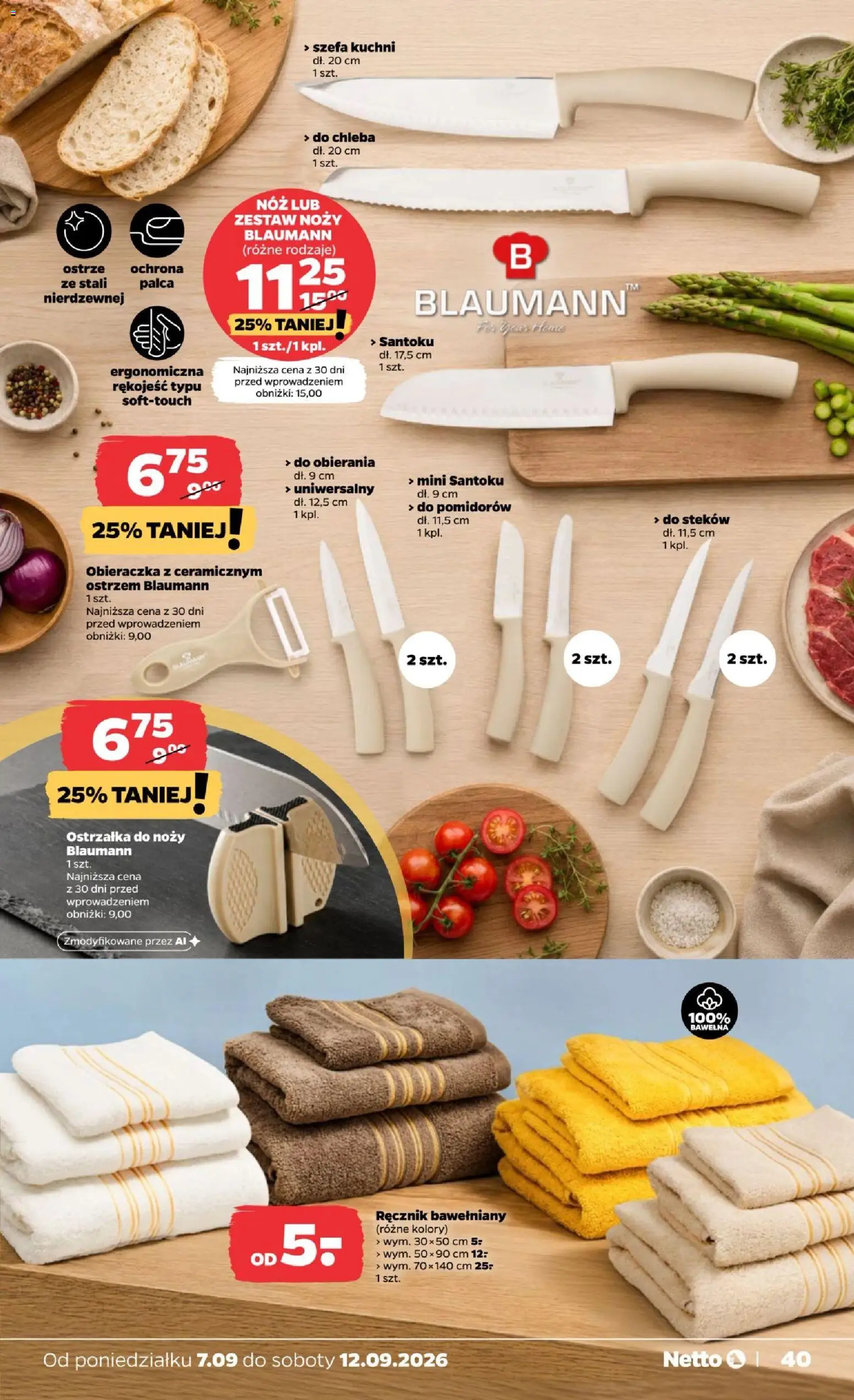 Pogląd gazetki "Netto gazetka od poniedziałku NonFood" ze sklepu Netto ważnej od 07.09.2026