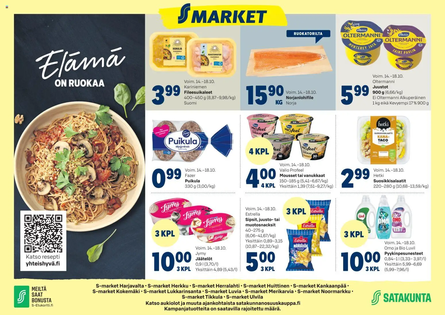 Kaupan S-market S-market Elámá esikatselu, voimassa 14/10/2026