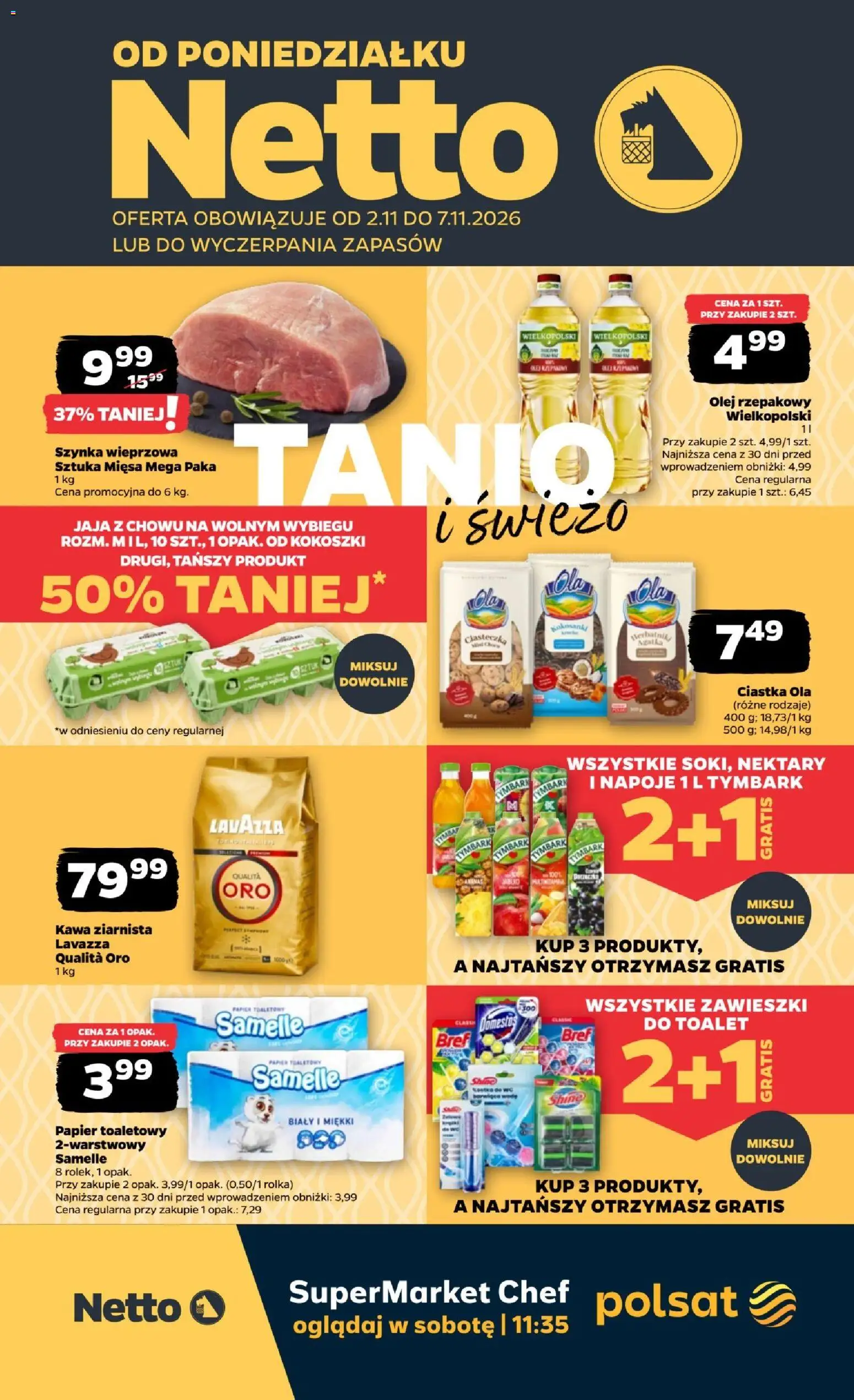 Pogląd gazetki "Netto gazetka od poniedziałku" ze sklepu Netto ważnej od 02.11.2026