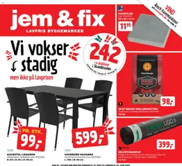 Eksempel på tilbudsavis Jem & fix - Tilbudsavis uge 25 fra butik Jem & fix gyldig fra 14/06/2026