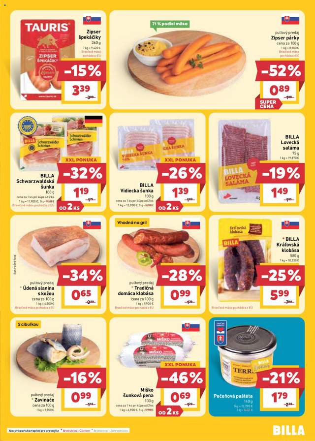 Nový Billa leták od 12.08.