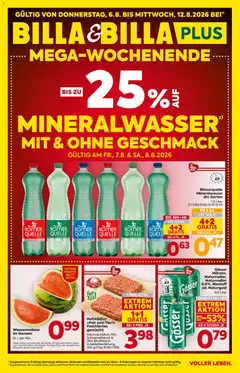 Vorschau der Angebote: Billa Billa - Flugblatt gültig ab 06.08.2026
