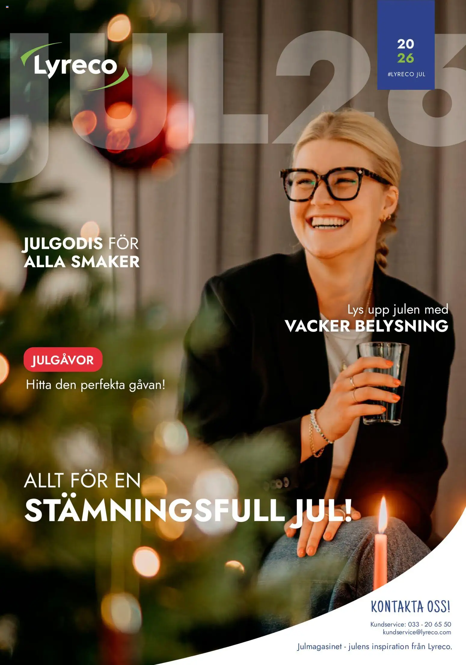 Förhandsgranska reklamblad Lyreco erbjudanden julfolder från butik Lyreco gäller från 16/09/2026