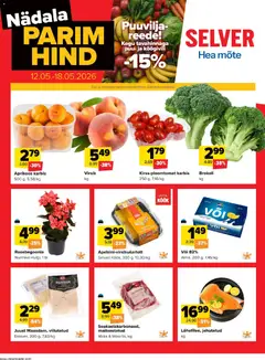 Selver kliendilehe eelvaade alates 12.05.2026
