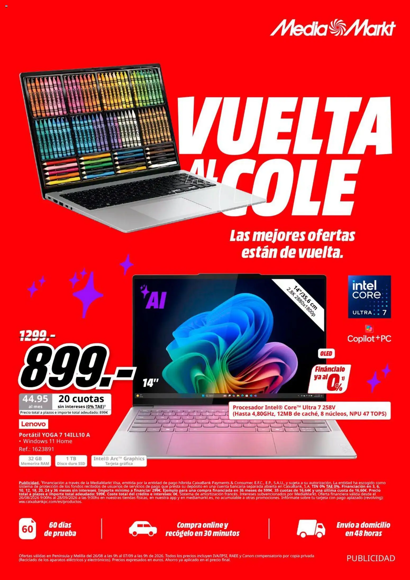 Vista previa del folleto de la tienda Media Markt válido desde el 26/08/2026 - Portátil, Disco