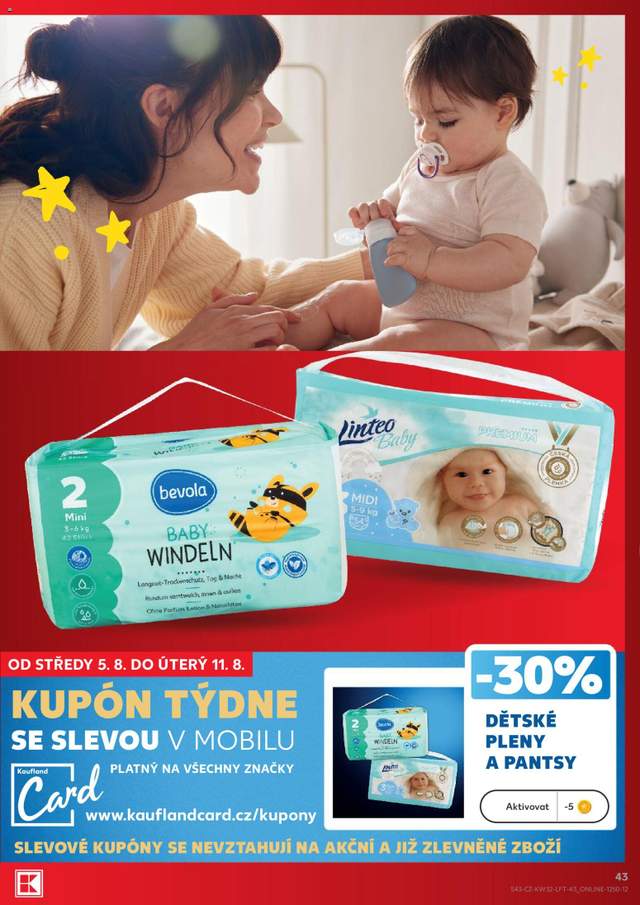 Nový Kaufland leták od 05.08.