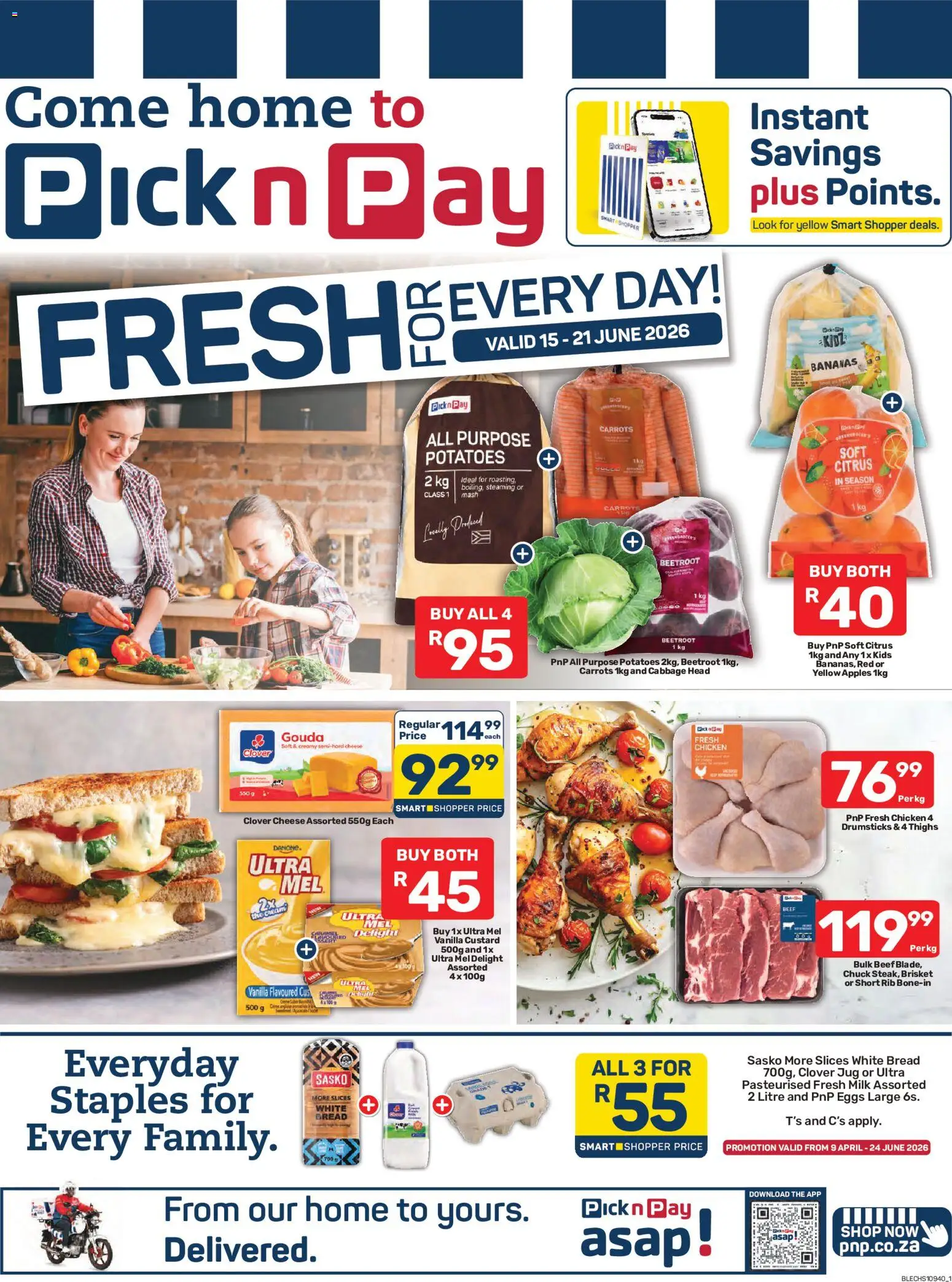 Preview of Pick n Pay flyer valid from 15/06/2026