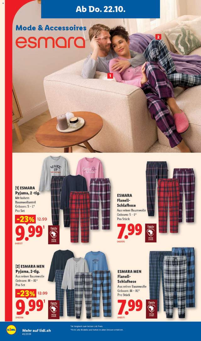 Neue Lidl Aktionen ab 22.10.