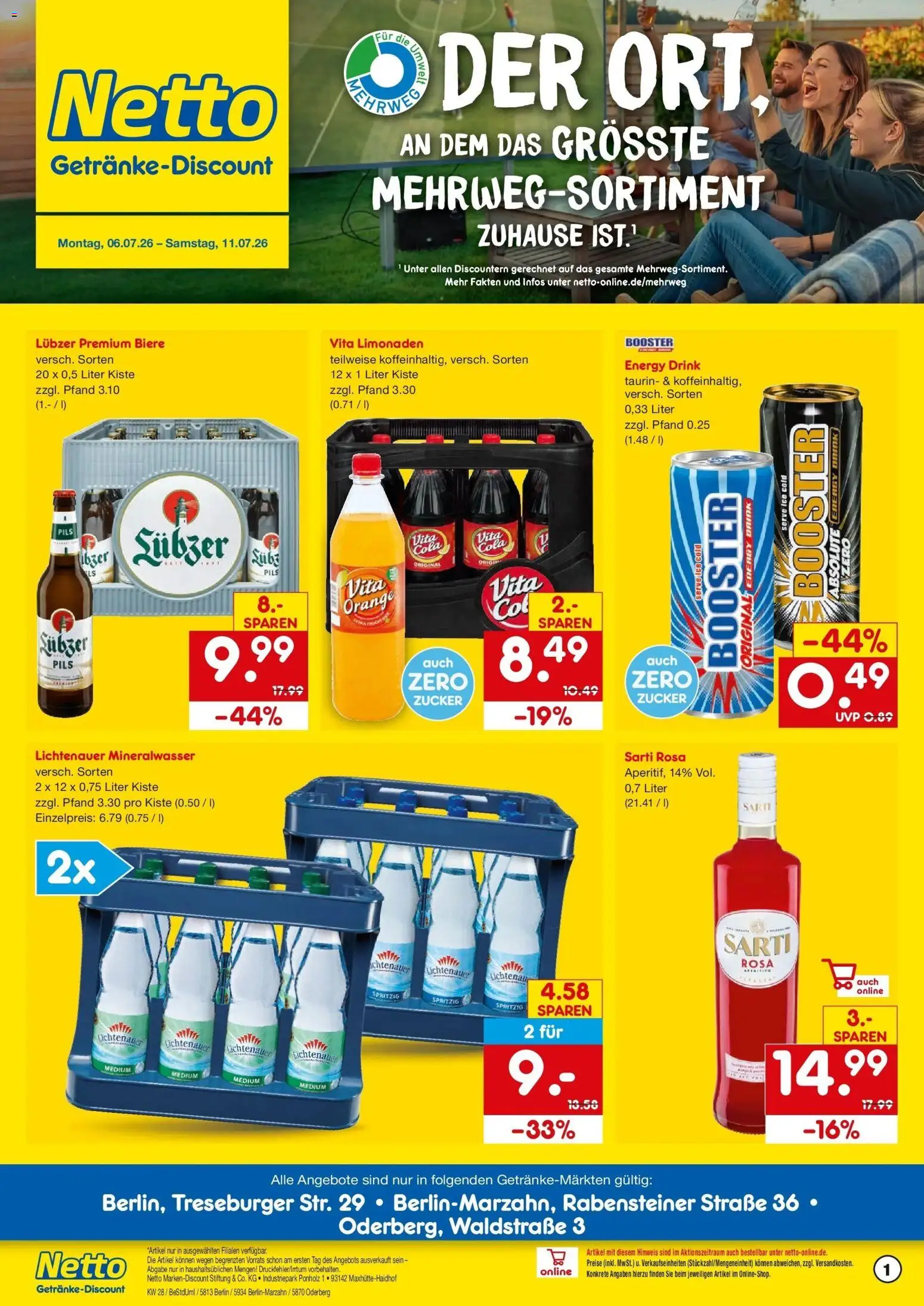 Vorschau von dem Prospekt des Geschäftes Netto Marken-Discount, gültig ab dem 05.07.2026