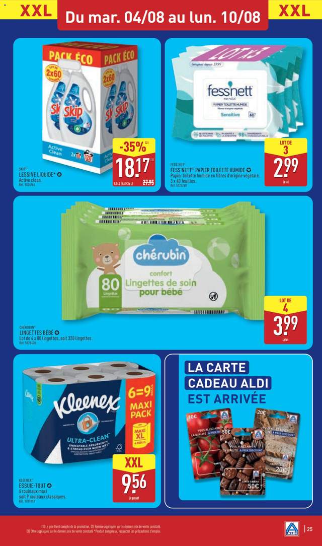 Nouveau catalogue Aldi à partir du 04/08