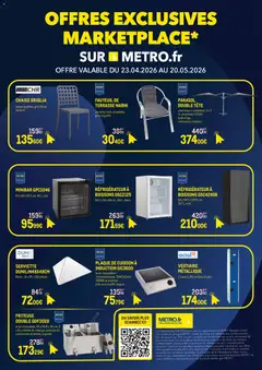 Prévisualisation de METRO Offres Exclusives Marketplace du magasin METRO formulaire valide 23/04/2026