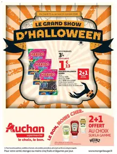 Voorbeeld van Auchan Halloween supers van winkel Auchan geldig vanaf 13/10/2026