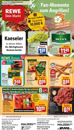 Vorschau von dem Prospekt des Geschäftes Rewe, gültig ab dem 08.06.2026