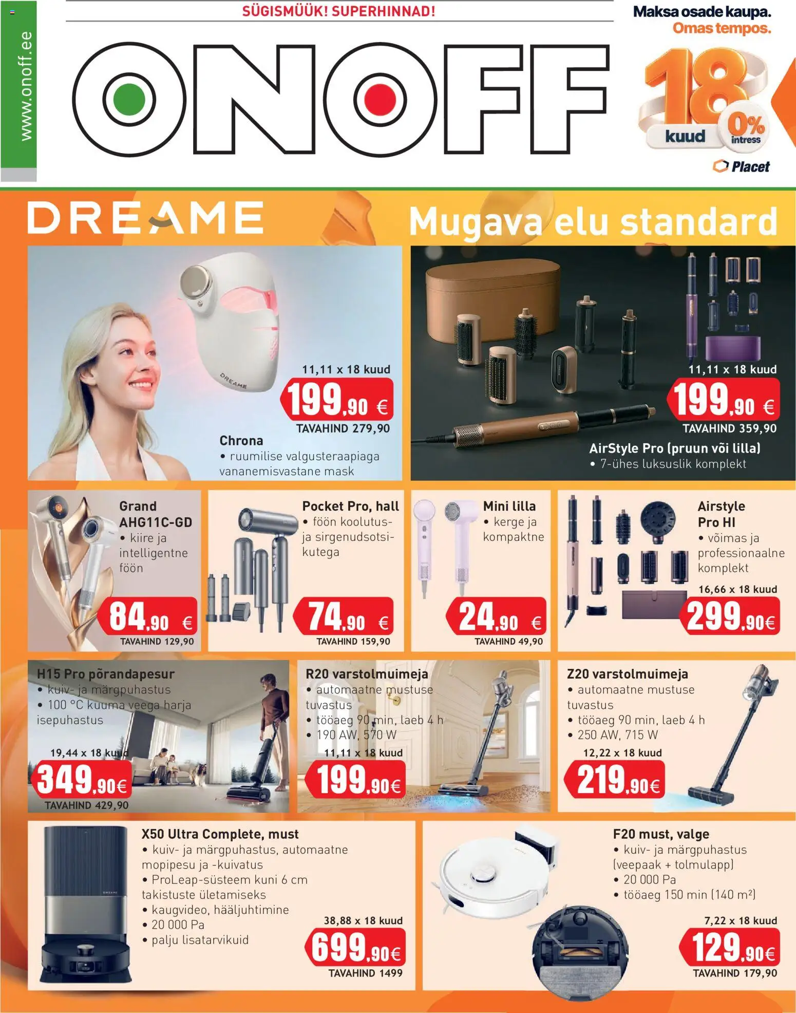 ONOFF kliendilehe eelvaade alates 05.10.2026