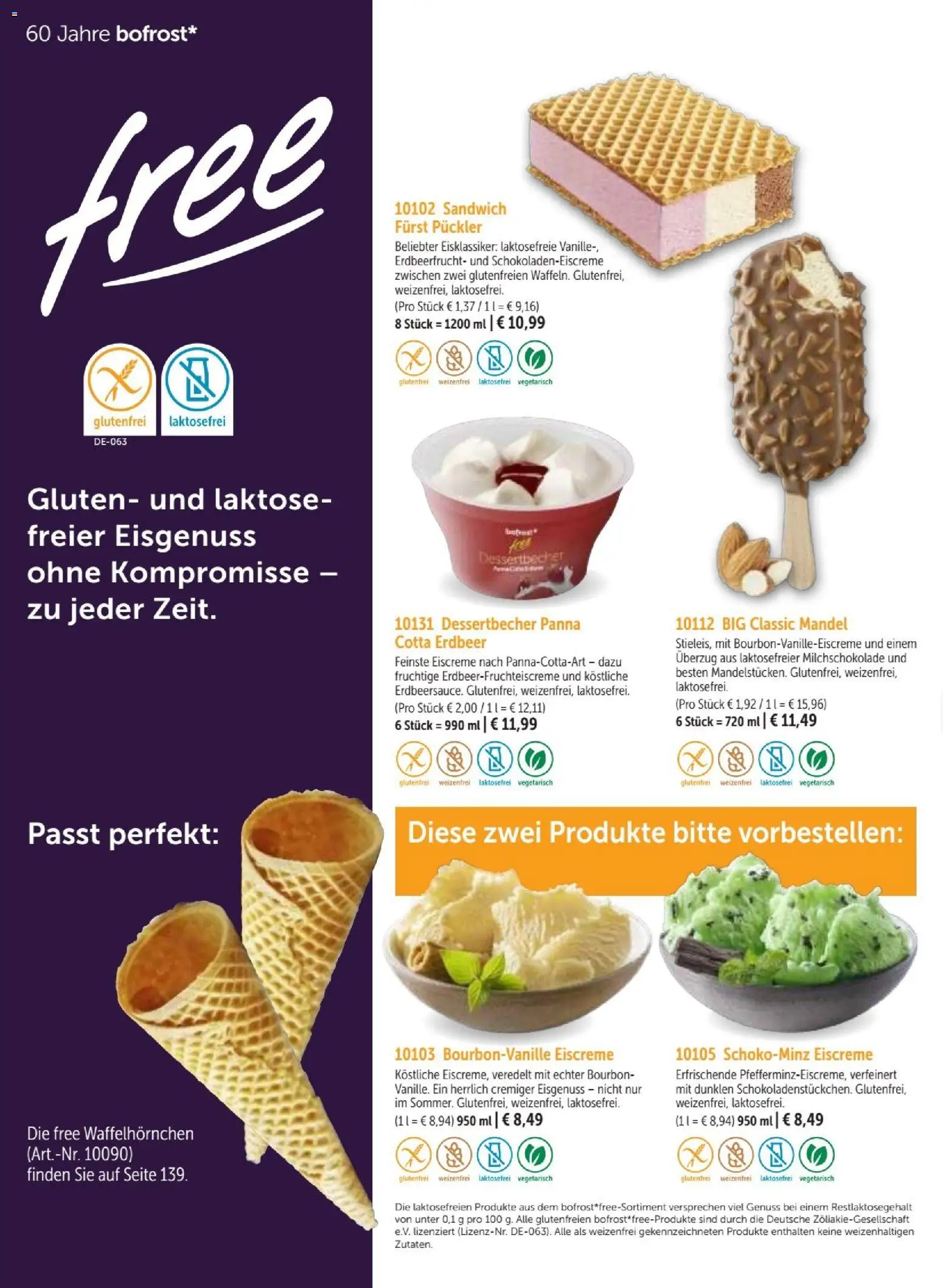 Vorschau von dem Prospekt des Geschäftes Bofrost, gültig ab dem 07.09.2026 - Vanille, Bourbon, Eiscreme