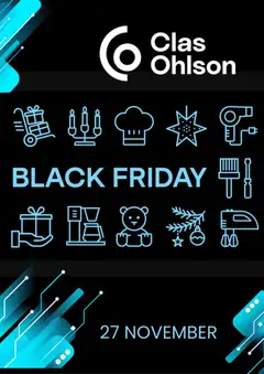 Förhandsgranska reklamblad Clas Ohlson - Black Friday förhandsinformation från butik Clas Ohlson gäller från 20/10/2026