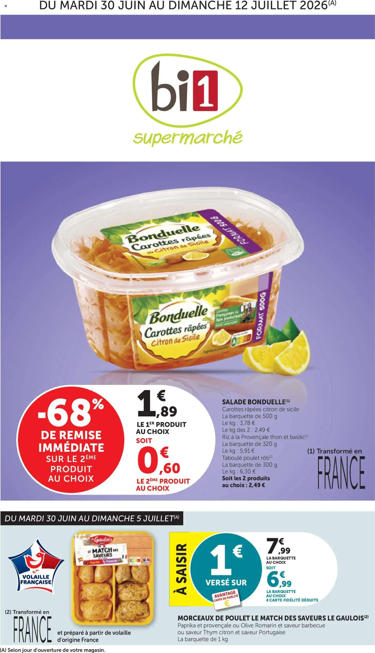 Prévisualisation de bi1 Catalogue du magasin bi1 formulaire valide 30/06/2026
