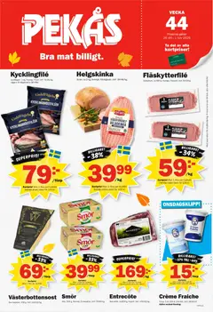 Förhandsgranska reklamblad Pekås erbjudanden från butik Pekås gäller från 26/10/2026