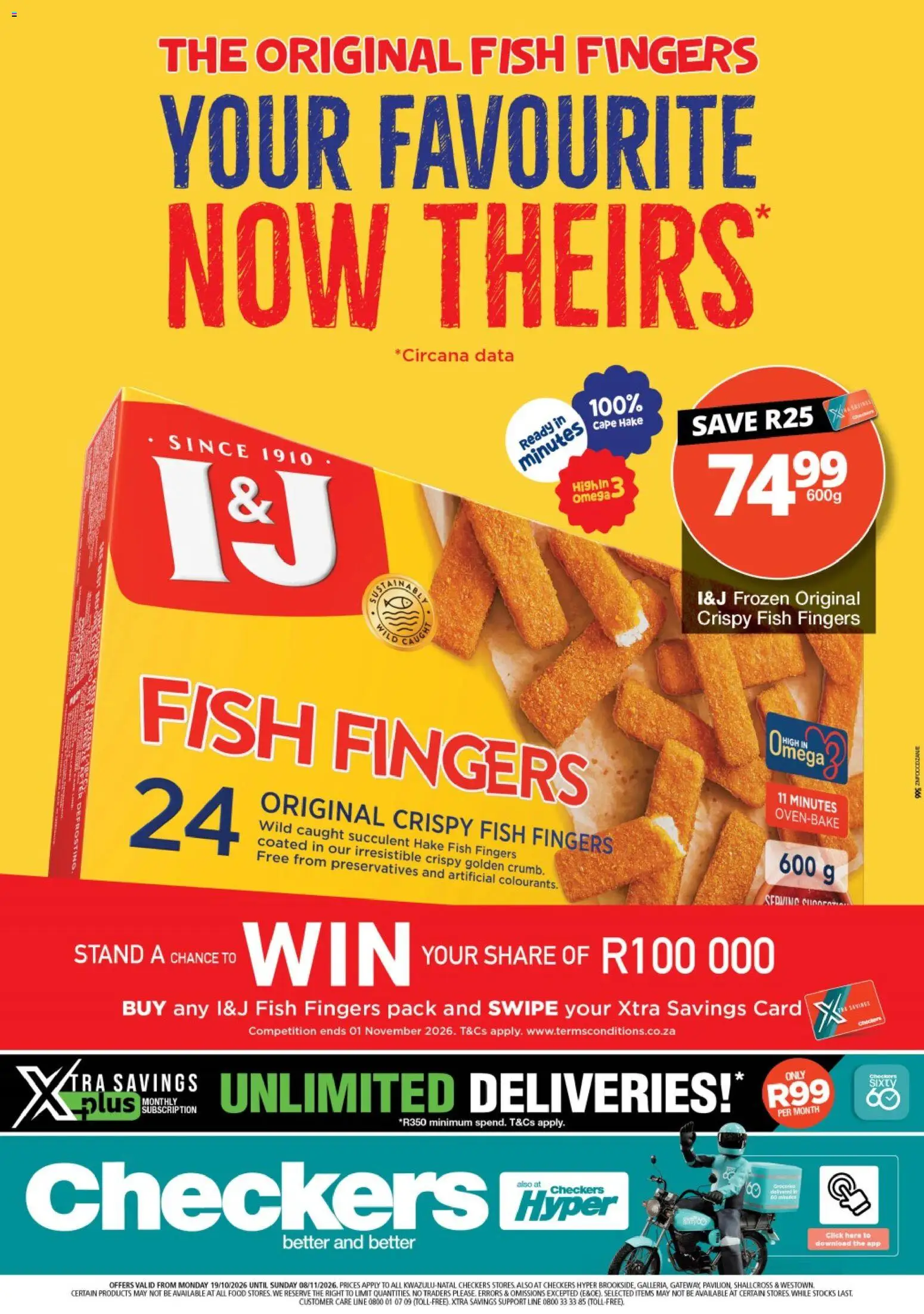 Checkers I&J Promotion 19/10 - 08/11/2026