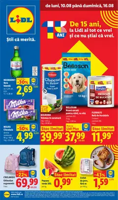 Previzualizarea de cataloage: Lidl Lidl Catalog valabil de la 10.08.2026
