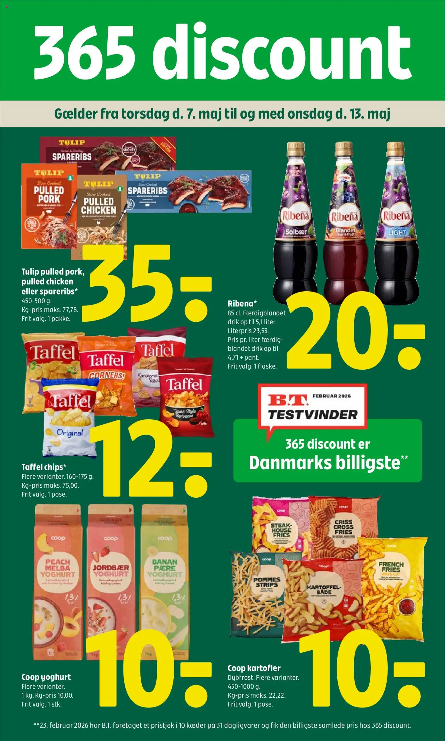 Eksempel på tilbudsavis Coop 365 - Tilbudsavis fra butik Coop 365 gyldig fra 07/05/2026