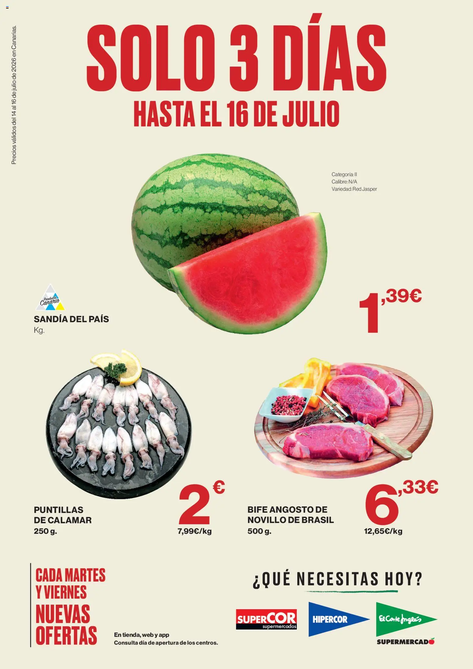 Vista previa del folleto de la tienda Supercor válido desde el 14/07/2026 - Sandía
