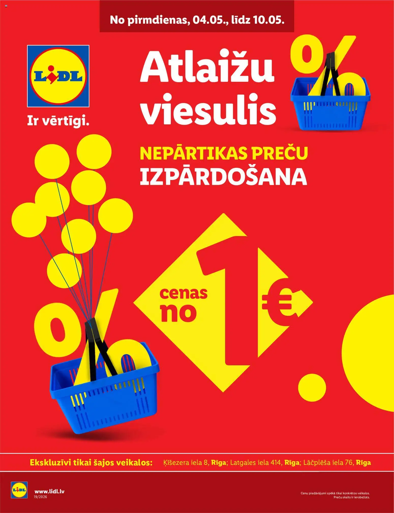 Skatīt Lidl akciju bukletu, derīgs no 04.05.2026.