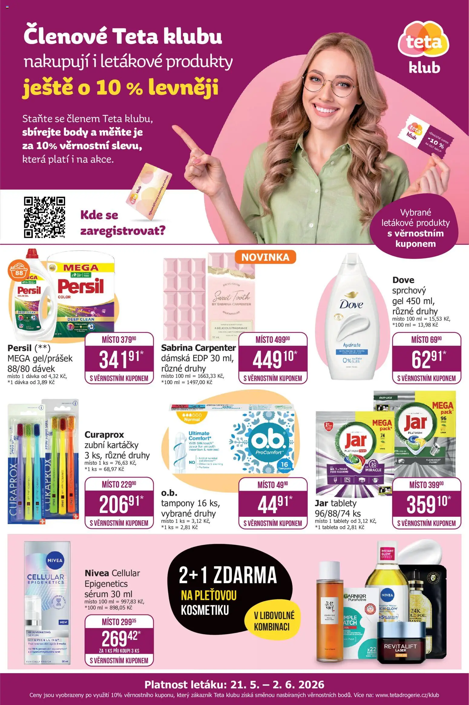 Náhled nabídky: TETA Drogerie TETA Drogerie leták - Klub platný od 21.05.2026