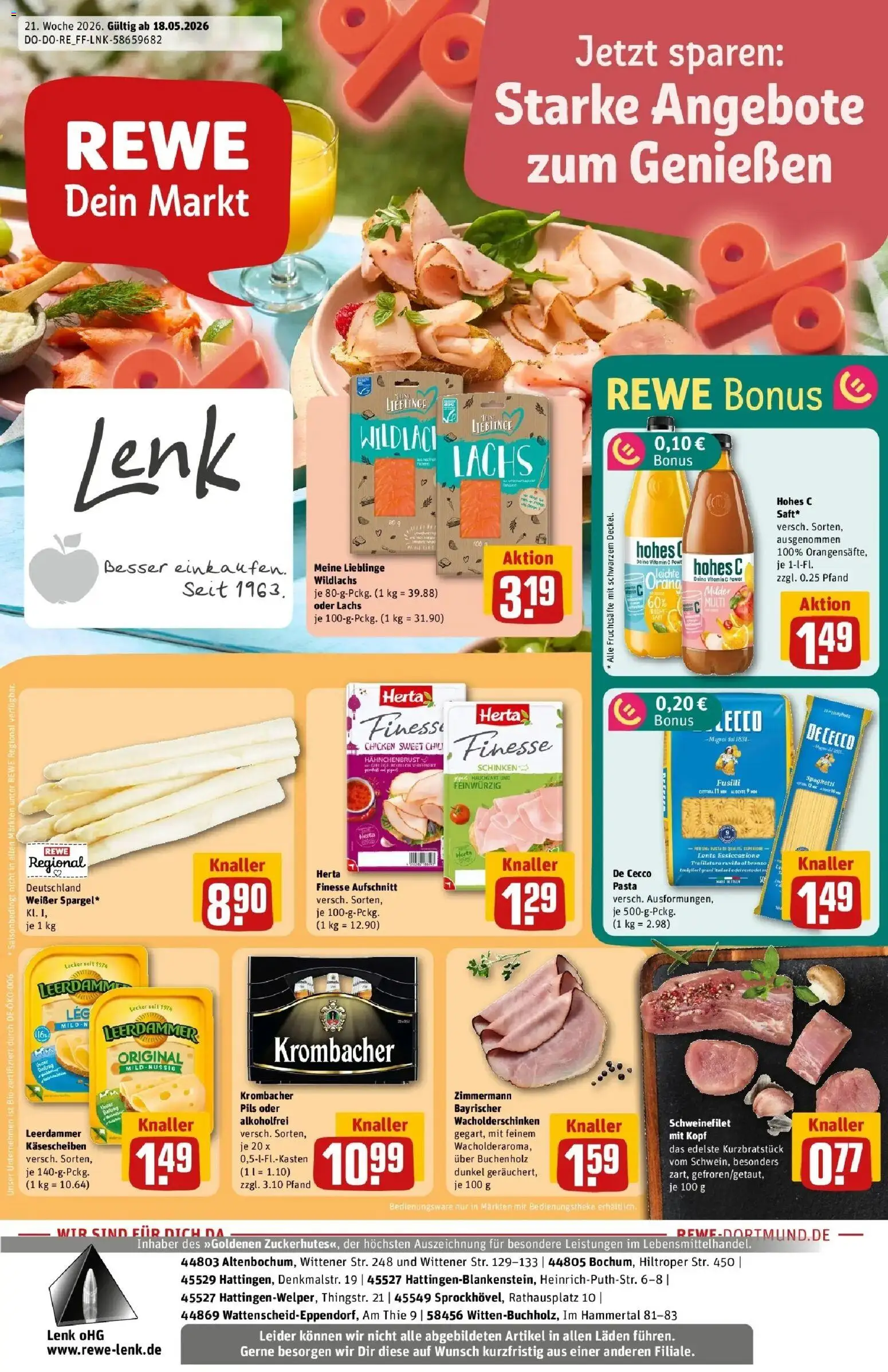 Vorschau von dem Prospekt des Geschäftes Rewe, gültig ab dem 17.05.2026