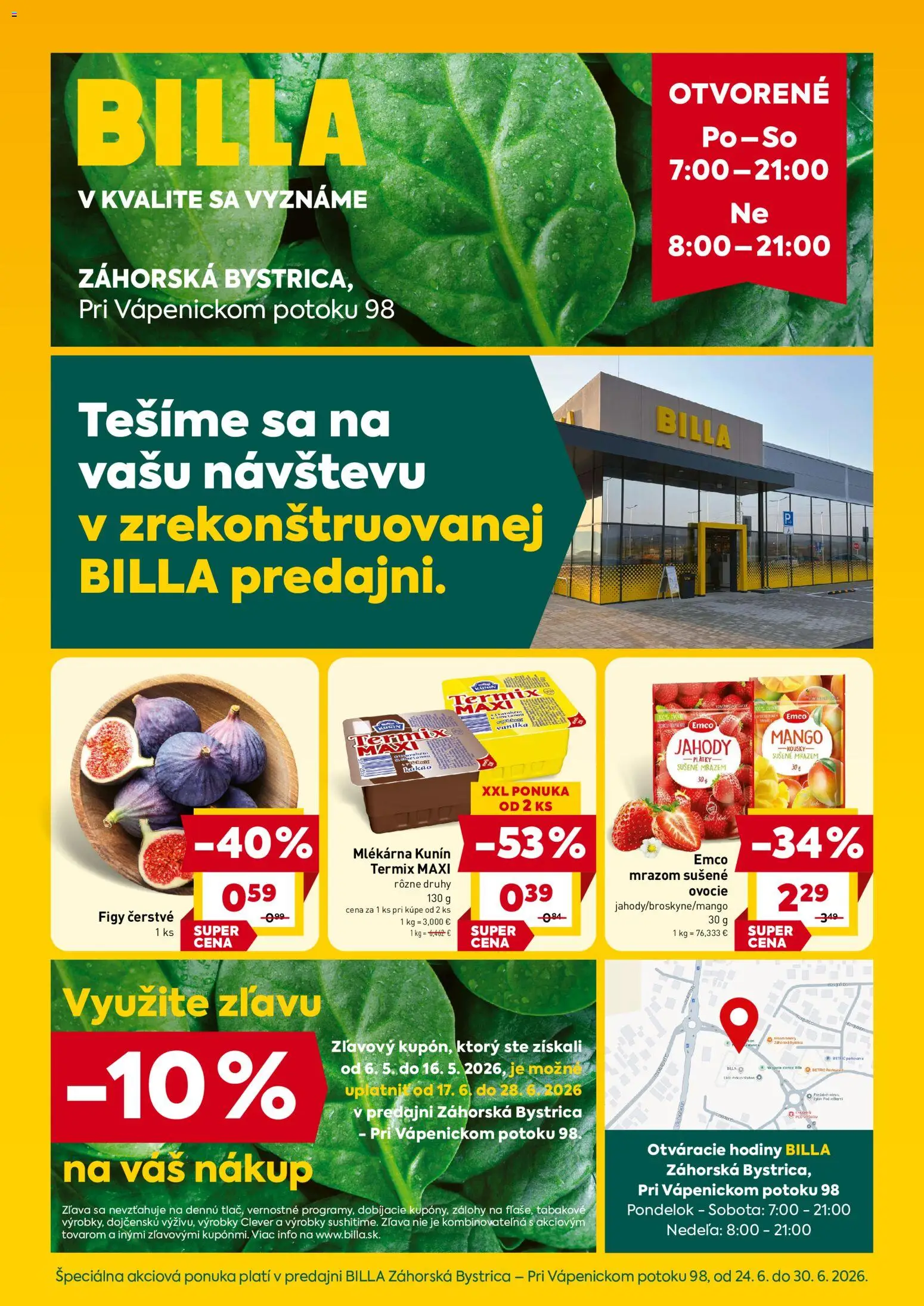 Náhľad Billa letáku platného od 24.06.2026