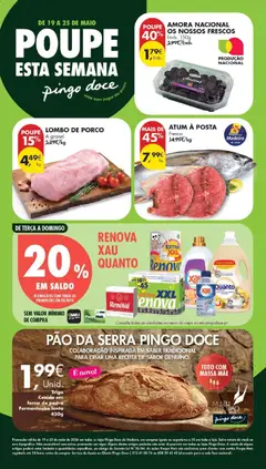 Pré-visualização do folheto da loja Pingo Doce válida a partir de 19/05/2026