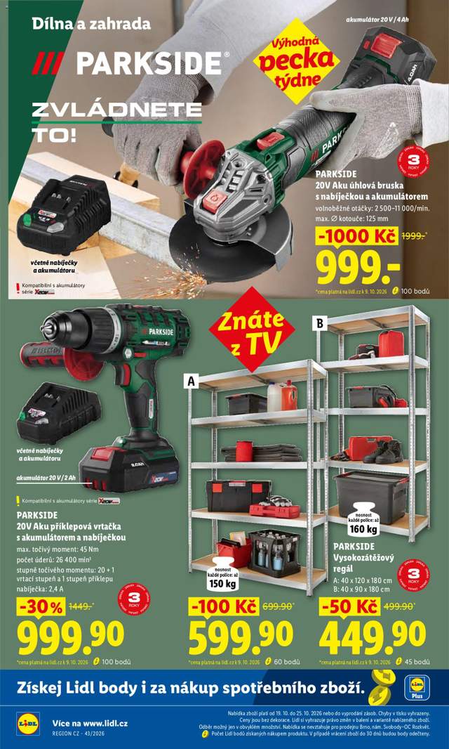 Nový Lidl leták od 19.10.