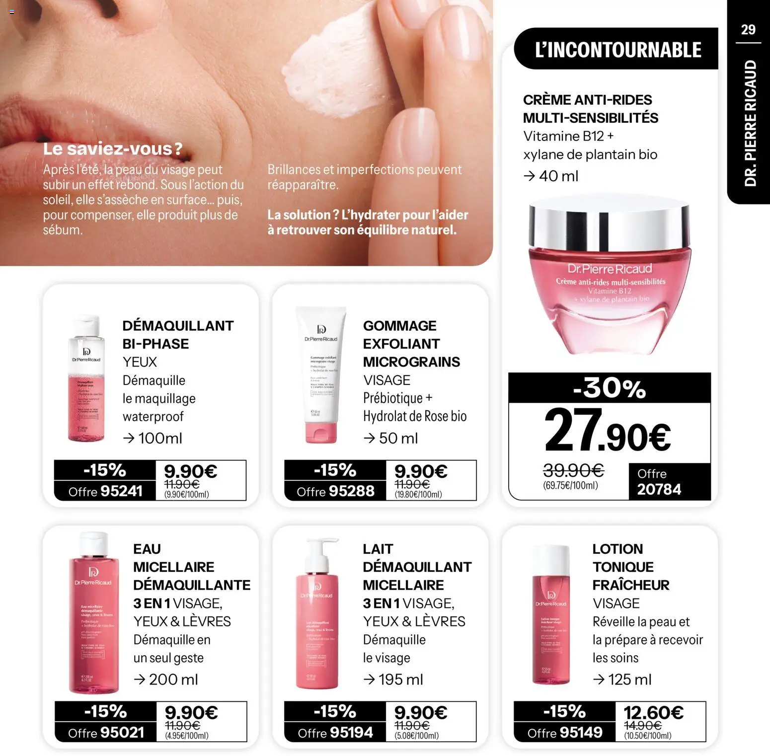 Prévisualisation de Stanhome catalogue du magasin Stanhome formulaire valide 31/08/2026 - Maquillage, Lait, Crème, Démaquillant, Gommage, Exfoliant, Tonique