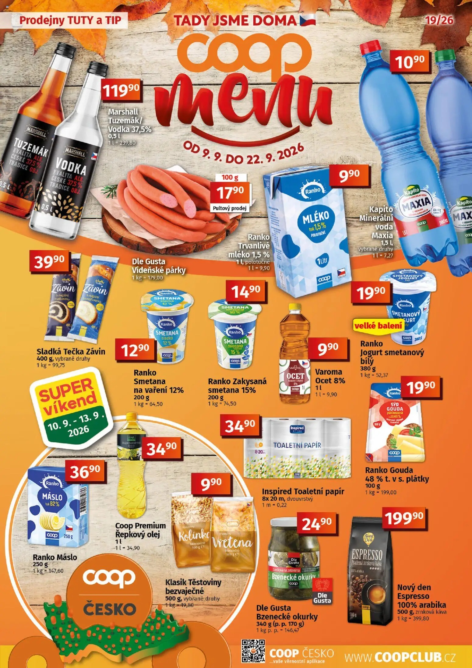 Náhled nabídky: Coop Coop leták - Tuty platný od 09.09.2026