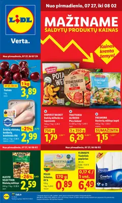 LIDL parduotuvės leidinio LIDL leidinys galiojančio nuo 2026.07.27 peržiūra